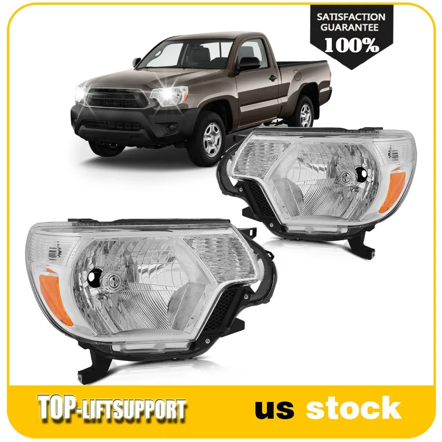 2Pcs Pair Chrome Headlight Assembly For 2012-2015 Tacoma Pickup 2.7L 4.0L
2Pcs Pair Chrome Headlight Assembly For 2012-2015 Tacoma Pickup 2.7L 4.0L