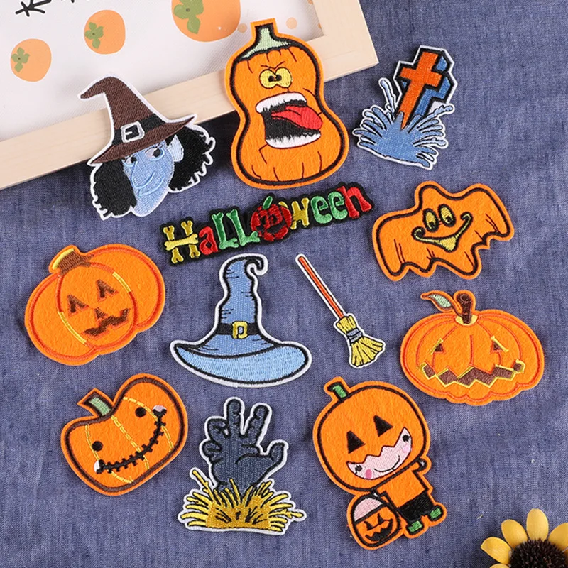 Embroidered Pumpkin Cloth Sticker Skeleton Halloween Element Patch Sticker Shoes Hats Backpacks Clothing Accessories Sticker
Embroidered Pumpkin Cloth Sticker Skeleton Halloween Element Patch Sticker Shoes Hats Backpacks Clothing Accessories Sticker