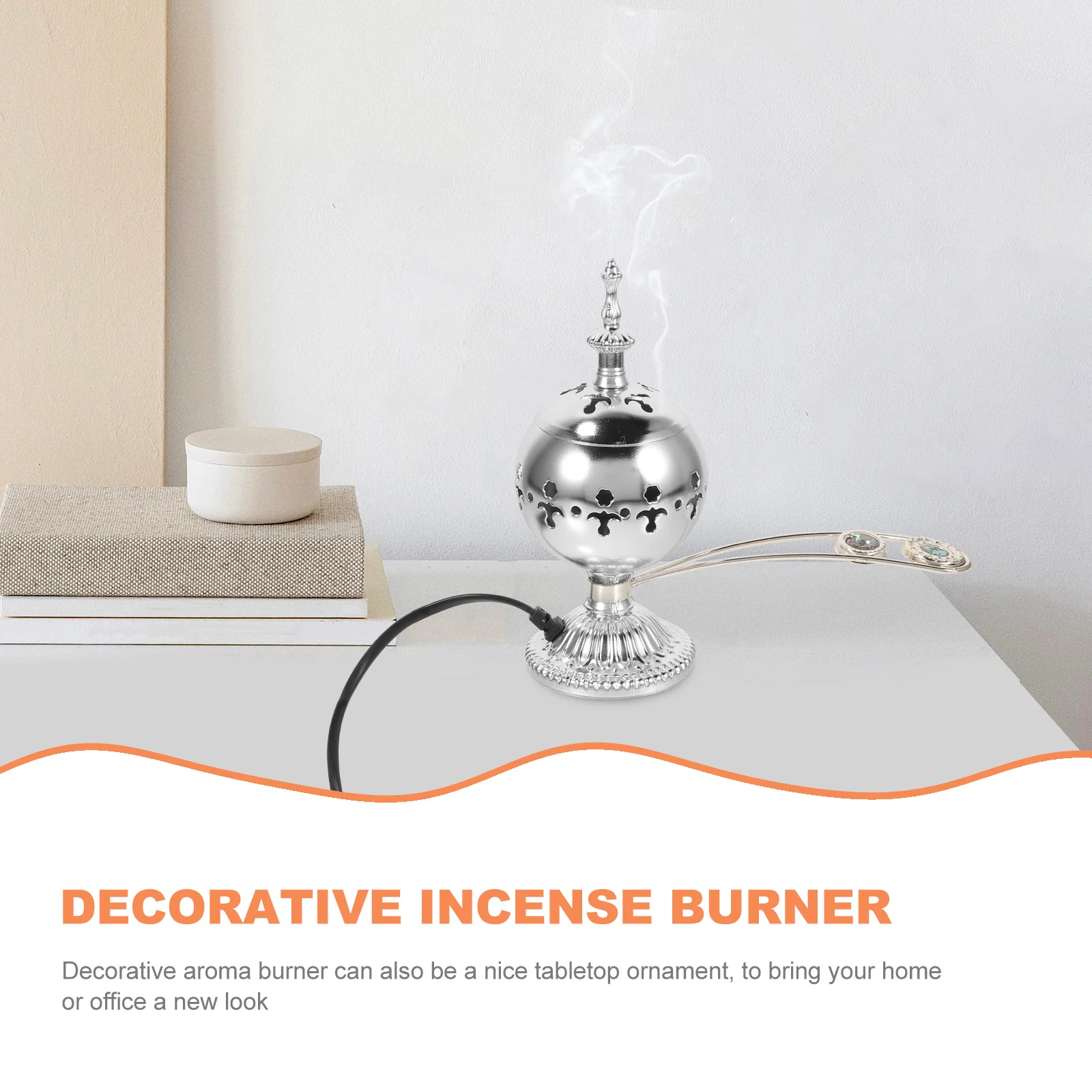 Incense Burner Aluminum Alloy Classic Desk Ornament Fragrance Cone Aroma Stove Metal Home Decor Portable Censer Holder
Incense Burner Aluminum Alloy Classic Desk Ornament Fragrance Cone Aroma Stove Metal Home Decor Portable Censer Holder