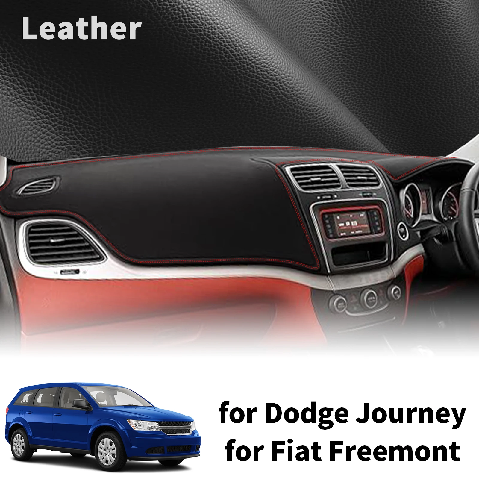 for Dodge Journey 2009-2016 Fiat Freemont High Quality Dashboard Cover Dashmat Sunshade Anti‑UV Protector Dash Mat Pad
for Dodge Journey 2009-2016 Fiat Freemont High Quality Dashboard Cover Dashmat Sunshade Anti‑UV Protector Dash Mat Pad