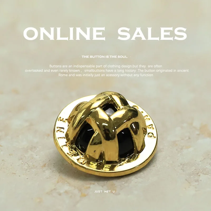 6pcs Luxurious Retro Gold Stereo Ball Metal Buttons For Sewing Clothing Ladies Sweater Shirt Jacket Accessories DIY
6pcs Luxurious Retro Gold Stereo Ball Metal Buttons For Sewing Clothing Ladies Sweater Shirt Jacket Accessories DIY