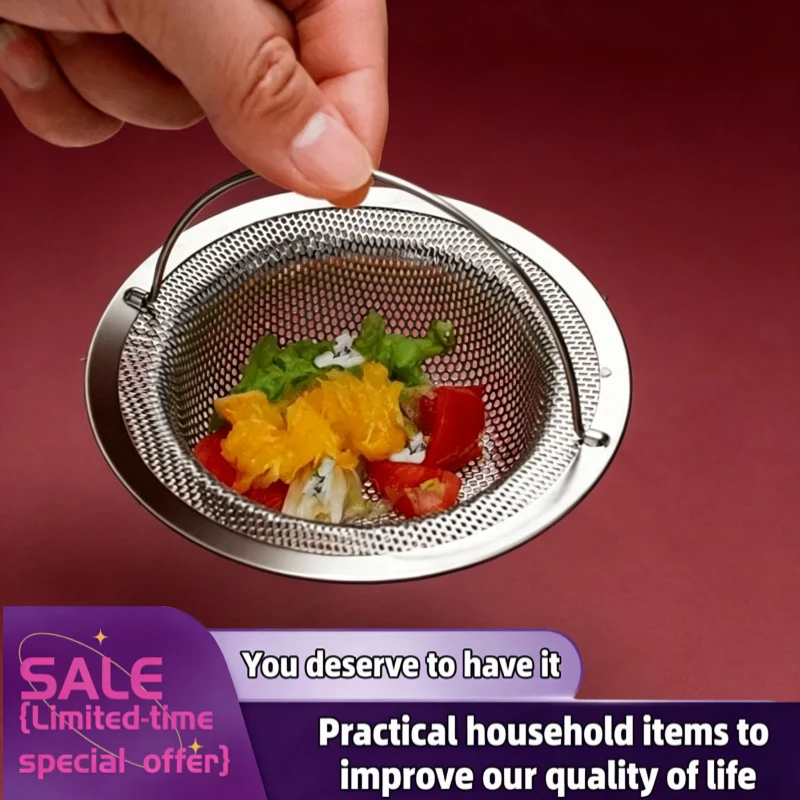 Stainless Steel Kitchen Sink Filter Garbage Food Residue/Hair Catcher Keep Your Bathtub for Kitchen Bathroom Accessories
Stainless Steel Kitchen Sink Filter Garbage Food Residue/Hair Catcher Keep Your Bathtub for Kitchen Bathroom Accessories
