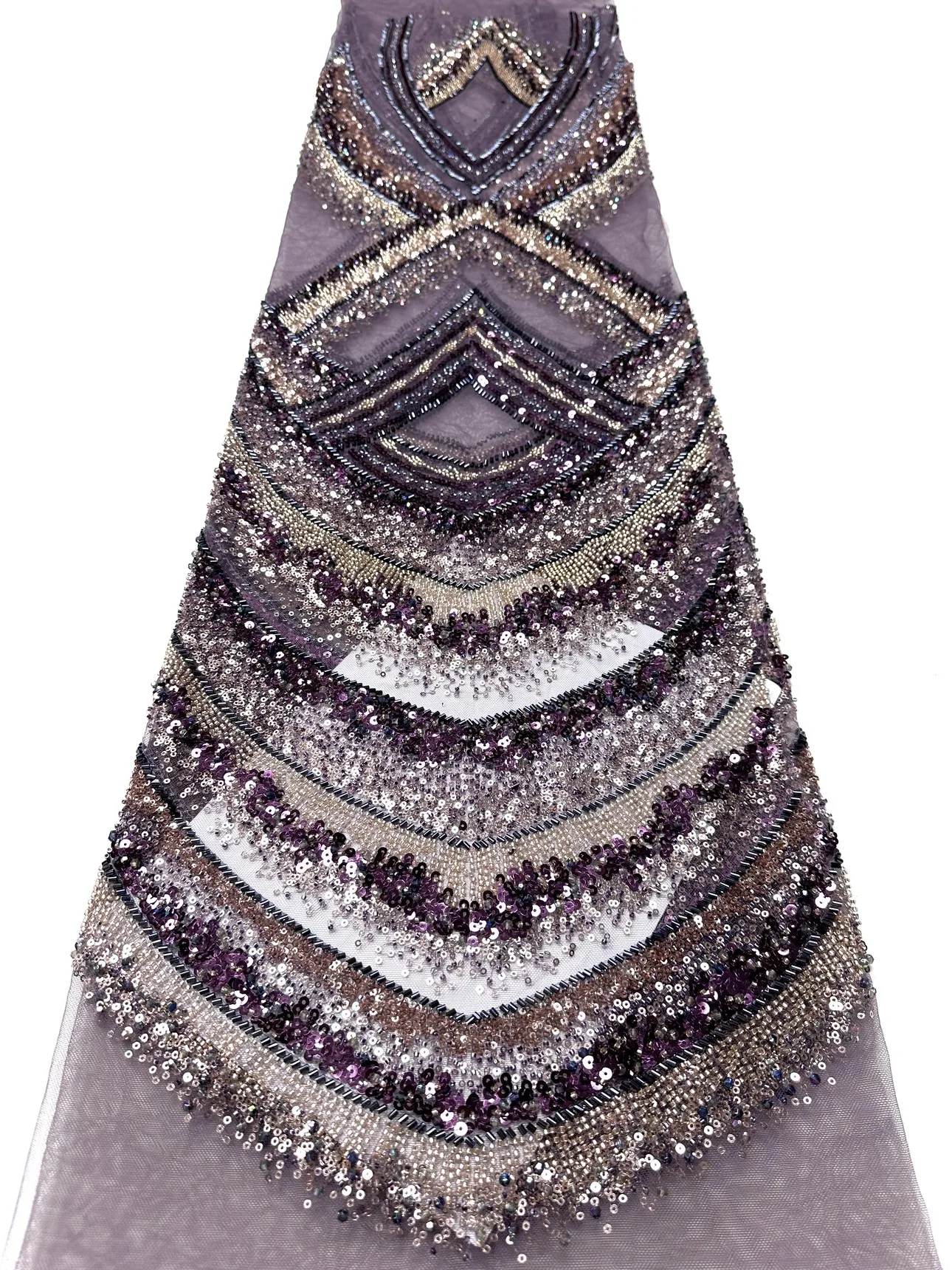 2026 Latest African Elegant Beaded Lace Fabric Embroidery French Mesh Sequins Lace Fabric Nigerian Tulle Lace for Party
2026 Latest African Elegant Beaded Lace Fabric Embroidery French Mesh Sequins Lace Fabric Nigerian Tulle Lace for Party