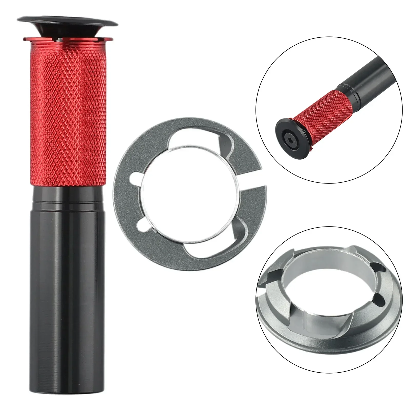 Aluminum Stainless Steel Headset Expander For SL7 Handlebars 22.9-25.4mm Diameter Premium Road Cycling Compressor Set Bike Part
Aluminum Stainless Steel Headset Expander For SL7 Handlebars 22.9-25.4mm Diameter Premium Road Cycling Compressor Set Bike Part