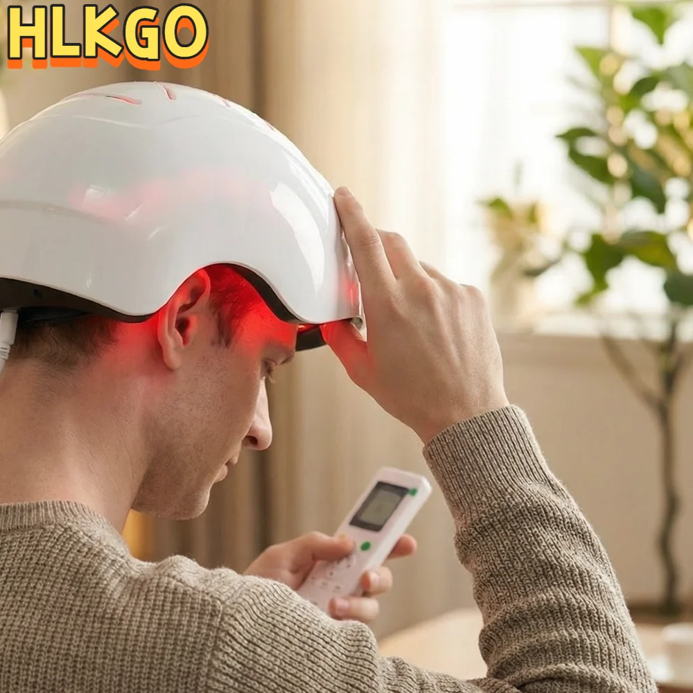 HLKGO Laser Cap LLLT Hair Growth Device 300 Diodes 650nm 650nm Red Light Therapy for Hair Loss Treatment Promotes Hair Regrowth
HLKGO Laser Cap LLLT Hair Growth Device 300 Diodes 650nm 650nm Red Light Therapy for Hair Loss Treatment Promotes Hair Regrowth