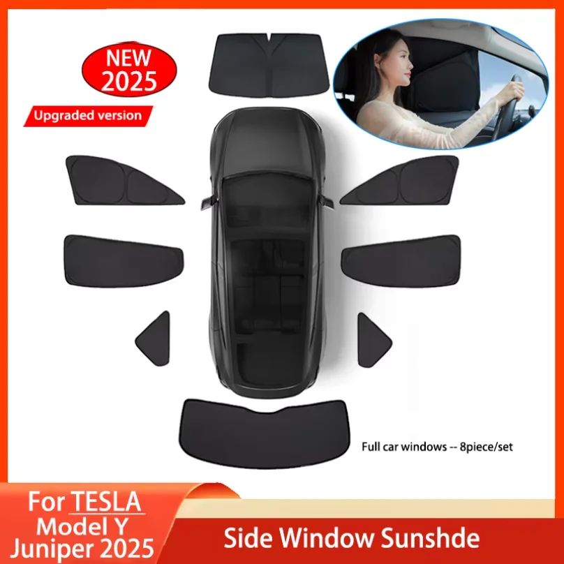 For Tesla ModelY Juniper2025 Sun Shade Front Rear Side Window Sunshade Windshield Sun Visor Outdoor Camping interior Accessories
For Tesla ModelY Juniper2025 Sun Shade Front Rear Side Window Sunshade Windshield Sun Visor Outdoor Camping interior Accessories
