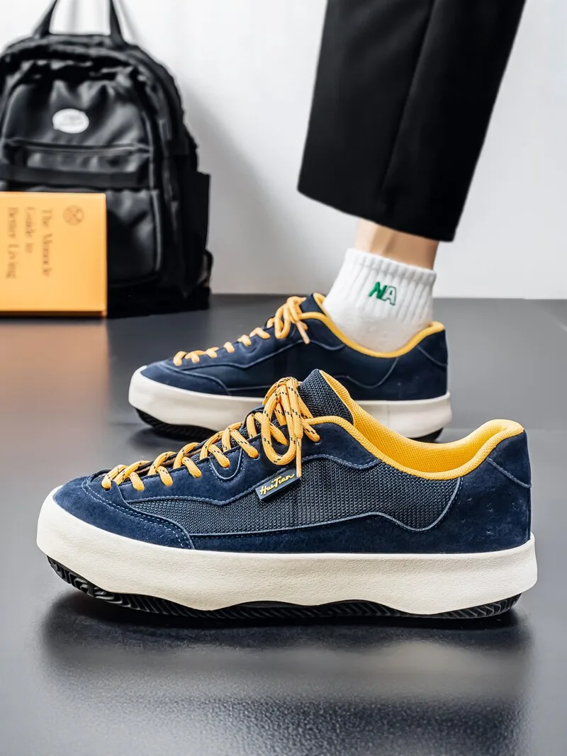 Men's Sport Shoes 2026 New Style Summer Trendy All-Match Breathable Anti-Slip Casual Board Shoes Heightening Soft Bottom
Men's Sport Shoes 2026 New Style Summer Trendy All-Match Breathable Anti-Slip Casual Board Shoes Heightening Soft Bottom