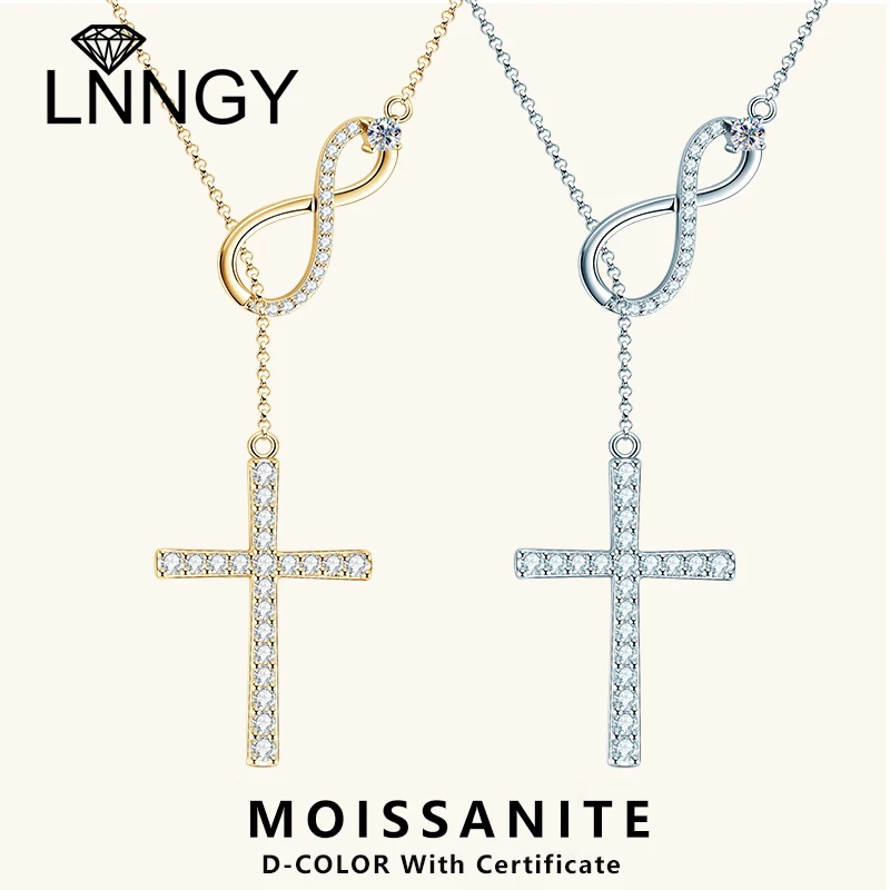 Lnngy воротник Mujer бесконечность муассанит ожерелье стерлингового серебра 925 пробы крест кулон ожерелья для женщин Y-образные ювелирные изделия подарок
Lnngy воротник Mujer бесконечность муассанит ожерелье стерлингового серебра 925 пробы крест кулон ожерелья для женщин Y-образные ювелирные изделия подарок