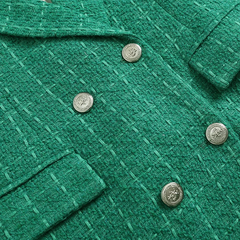 Autumn New Women's American-Style Blazer 4-Color Textured Double-Breasted Mid-Length Coats Versatile Stylish Suit Outerwear
Autumn New Women's American-Style Blazer 4-Color Textured Double-Breasted Mid-Length Coats Versatile Stylish Suit Outerwear