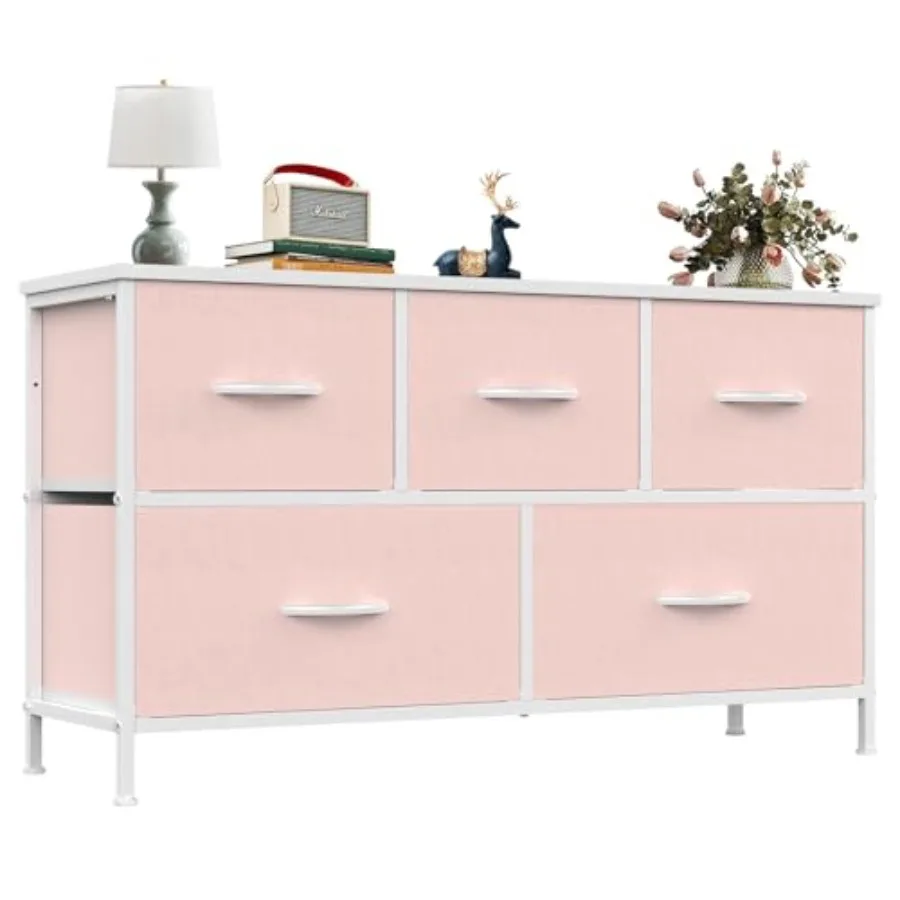 Dresser for Bedroom with 5 Drawers Wide Chest of Drawers Fabric Bedroom Dresser with Drawer Organizer Storage Organizer Unit wi
Dresser for Bedroom with 5 Drawers Wide Chest of Drawers Fabric Bedroom Dresser with Drawer Organizer Storage Organizer Unit wi