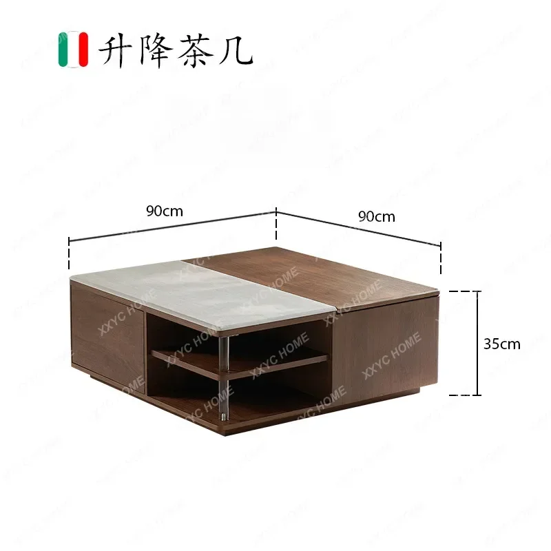 Medieval style square rock slab coffee table Modern simple small apartment living room household lifting function coffee table
Medieval style square rock slab coffee table Modern simple small apartment living room household lifting function coffee table