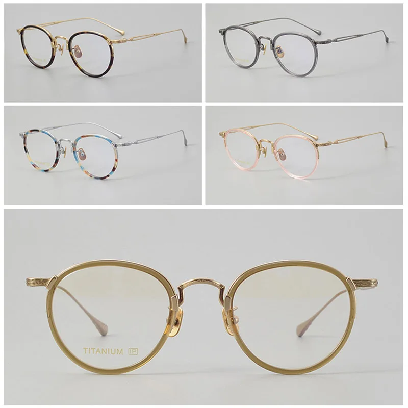 High Quality Titanium Retro Round Glasses Frame for Men Women Vintage Ultralight Eyeglasses Classic Full Rim Eyewear Male
High Quality Titanium Retro Round Glasses Frame for Men Women Vintage Ultralight Eyeglasses Classic Full Rim Eyewear Male