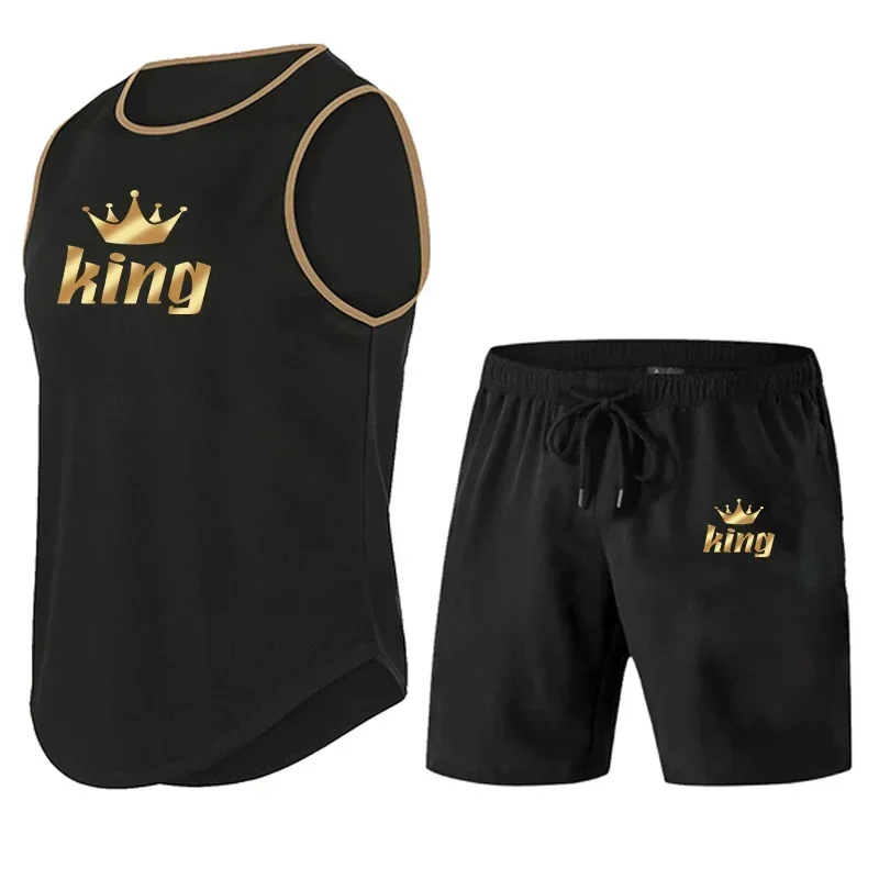 Summer New Sportswear Suits Men's Vest + Shorts 2PCS Casual Fashionable Male Clothing Breathable Basketball Clothing
Summer New Sportswear Suits Men's Vest + Shorts 2PCS Casual Fashionable Male Clothing Breathable Basketball Clothing