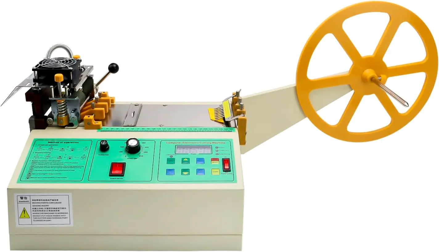 280W Automatic Webbing Cutting Machine, Hot and Cold Ribbon Cutting Machine with Adjustable Temperature and LCD Display, Auto Zi
280W Automatic Webbing Cutting Machine, Hot and Cold Ribbon Cutting Machine with Adjustable Temperature and LCD Display, Auto Zi