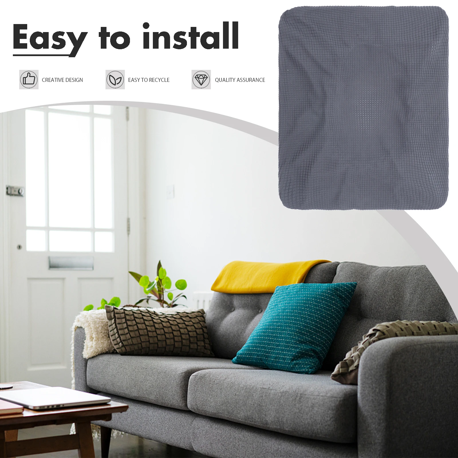 Stretchable Sofa Cover Removable Elastic Seat Slipcover For Living Room Hotel Ktv Reusable Couch Cushion Cover Replacement Easy
Stretchable Sofa Cover Removable Elastic Seat Slipcover For Living Room Hotel Ktv Reusable Couch Cushion Cover Replacement Easy