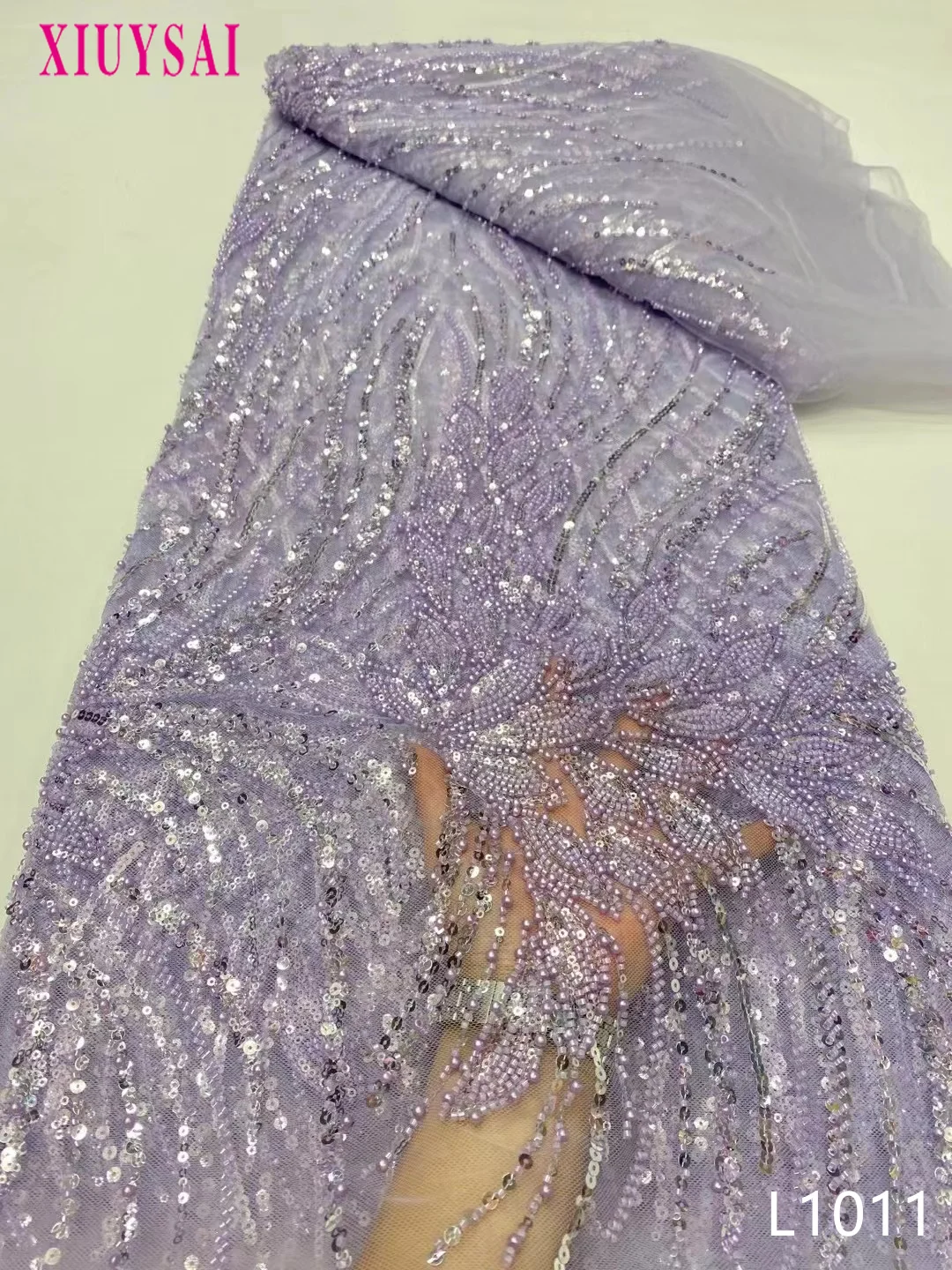 2025 High Quality African 5 Yards Net Lace Fabric French Bridal Luxury Embroidery Beaded Sequins Lace Fabric For Wedding
2025 High Quality African 5 Yards Net Lace Fabric French Bridal Luxury Embroidery Beaded Sequins Lace Fabric For Wedding