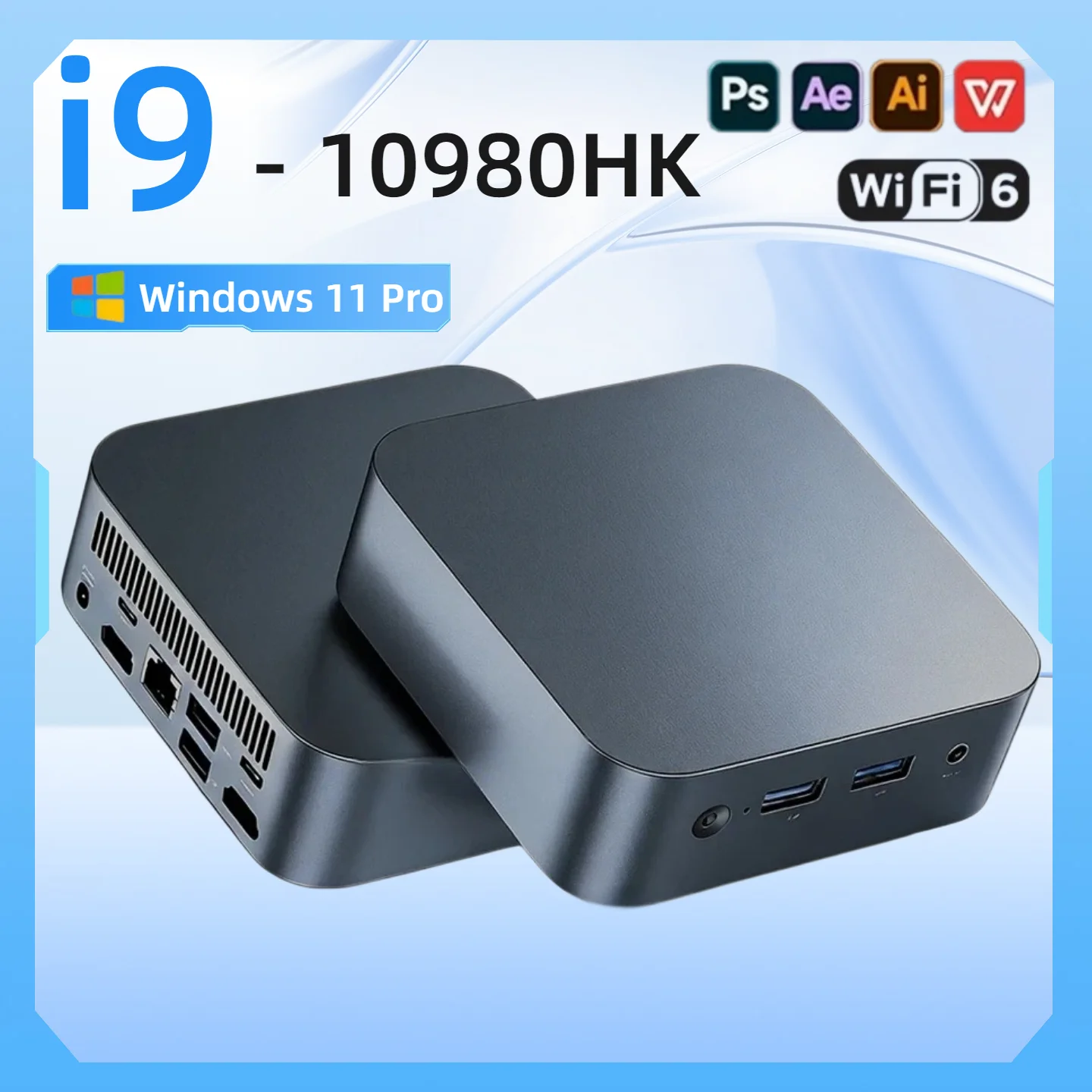 New PC Mini Intel Core i9 10980HK Gaming PC Computer 16GB RAM M.2 SSD Windows 11 Pro WiFi 6 BT5.2 UHD Gamer Desktop PC
New PC Mini Intel Core i9 10980HK Gaming PC Computer 16GB RAM M.2 SSD Windows 11 Pro WiFi 6 BT5.2 UHD Gamer Desktop PC