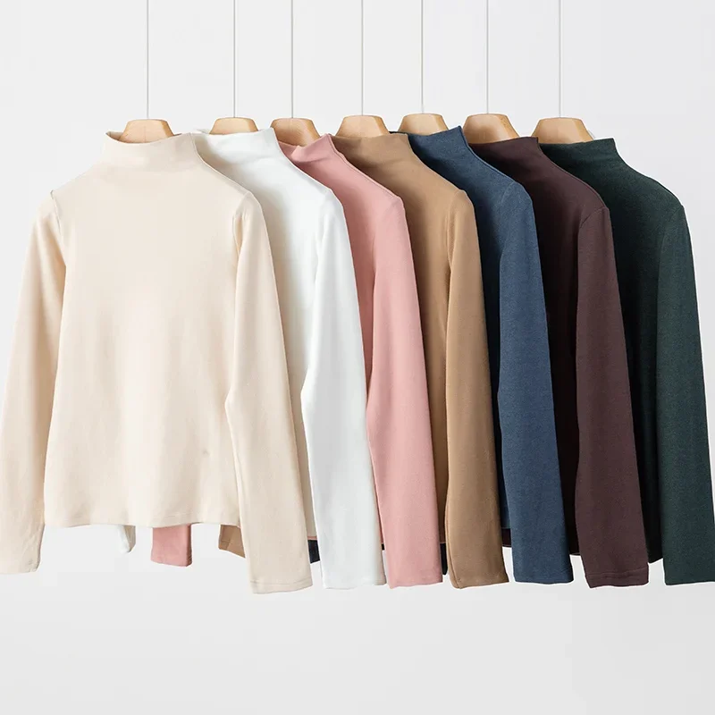 Pop Autumn Winter Sweater Half High Neck Sweater For Women Vintage Basic Solid Knitted Tops Casual Slim Female Soft Pullover Jum
Pop Autumn Winter Sweater Half High Neck Sweater For Women Vintage Basic Solid Knitted Tops Casual Slim Female Soft Pullover Jum