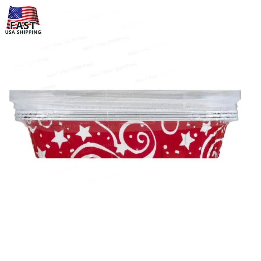 Формы для торта Hefty EZ из фольги с крышками, красные, 8 x 8 
Формы для торта Hefty EZ из фольги с крышками, красные, 8 x 8