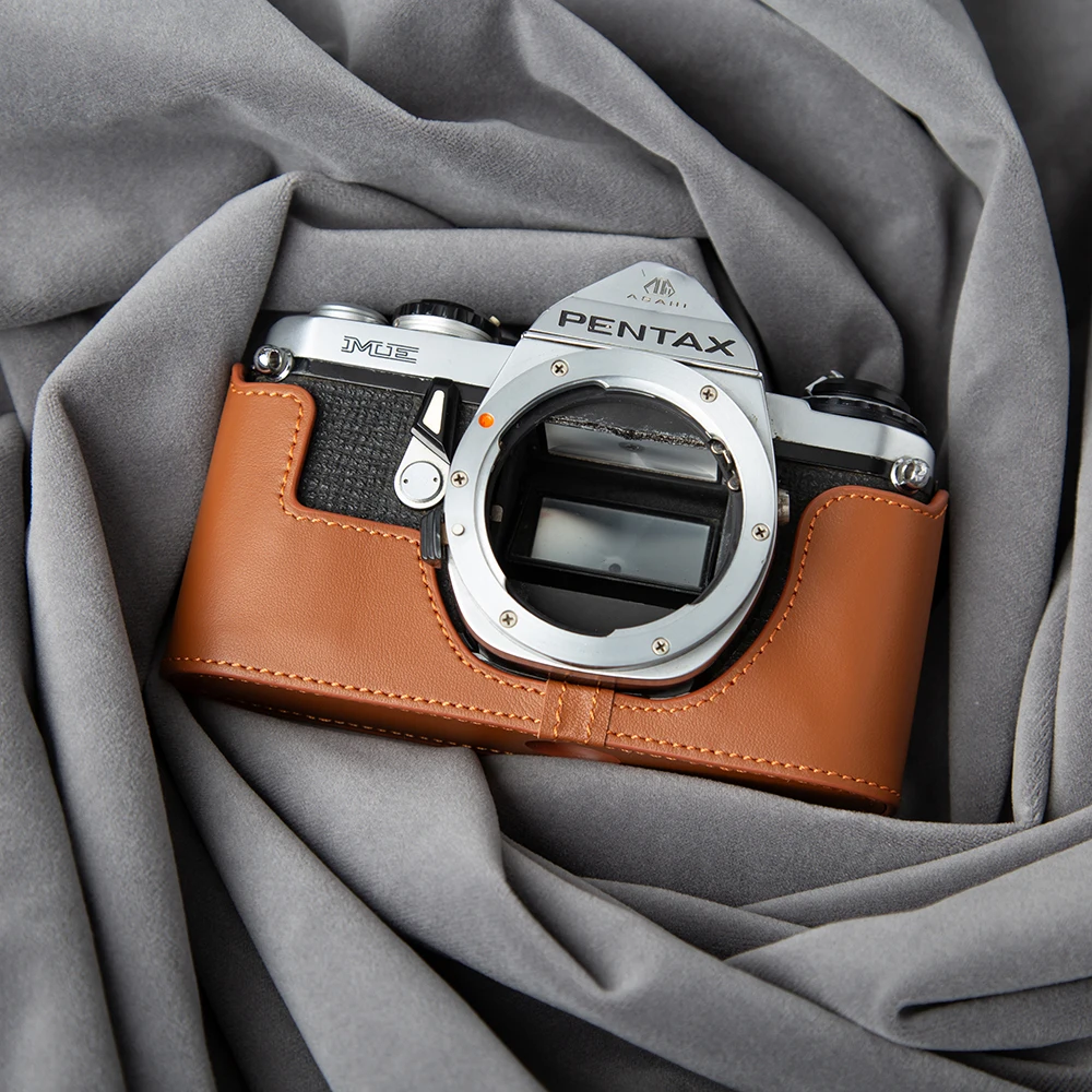 Защитный чехол ME, получехол для камеры из натуральной кожи, сумка ME для Pentax ME, кожаная сумка для камеры
Защитный чехол ME, получехол для камеры из натуральной кожи, сумка ME для Pentax ME, кожаная сумка для камеры