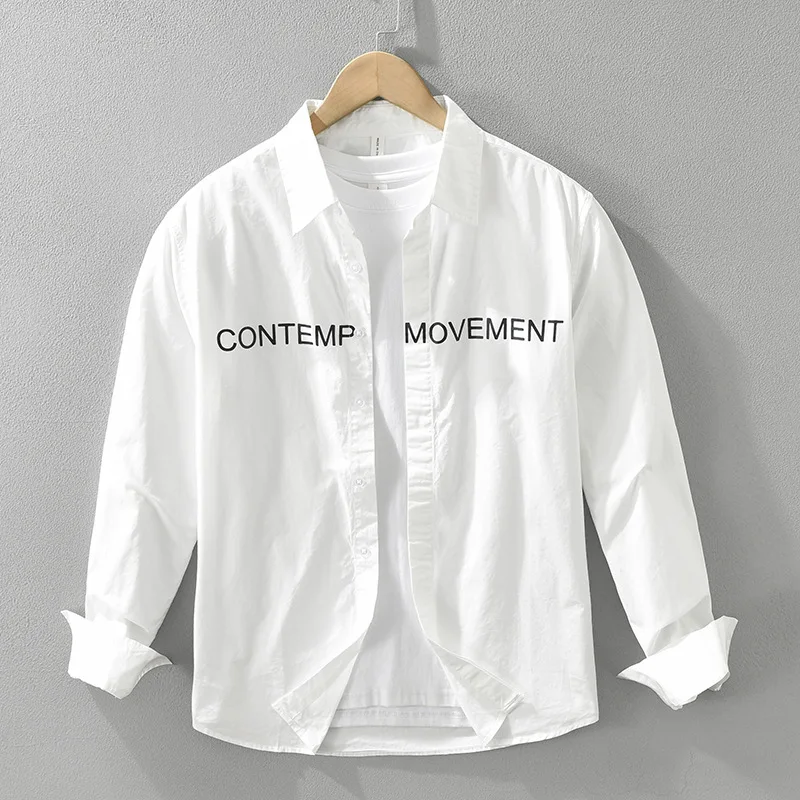 Мужская повседневная рубашка с длинным рукавом, свободного кроя, из хлопка, с принтом, модная, универсальная, художественная, для повседневной носки, Cleanfit Sle
Мужская повседневная рубашка с длинным рукавом, свободного кроя, из хлопка, с принтом, модная, универсальная, художественная, для повседневной носки, Cleanfit Sle