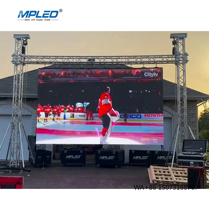 MPLED Rental Stage LED Display IP65 Design P2.6 P2.9 P3.9 Quick Suspension Mounted 500x500 500x1000 Led Panel Events Video Wall
MPLED Rental Stage LED Display IP65 Design P2.6 P2.9 P3.9 Quick Suspension Mounted 500x500 500x1000 Led Panel Events Video Wall