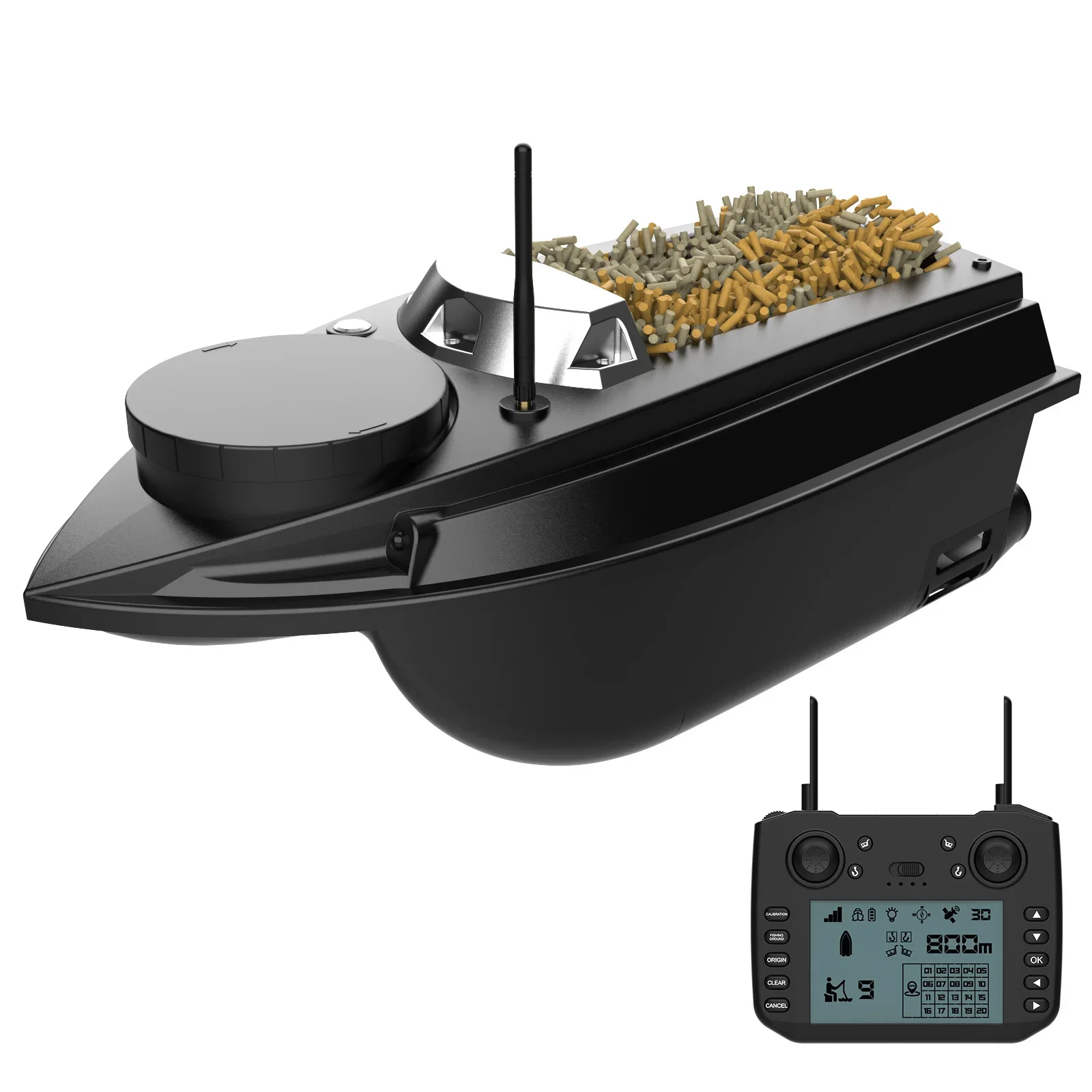 High Speed Autopilot GPS Bait Boat 180 Points 800m RC Fishing Boat Trawler Boat
High Speed Autopilot GPS Bait Boat 180 Points 800m RC Fishing Boat Trawler Boat
