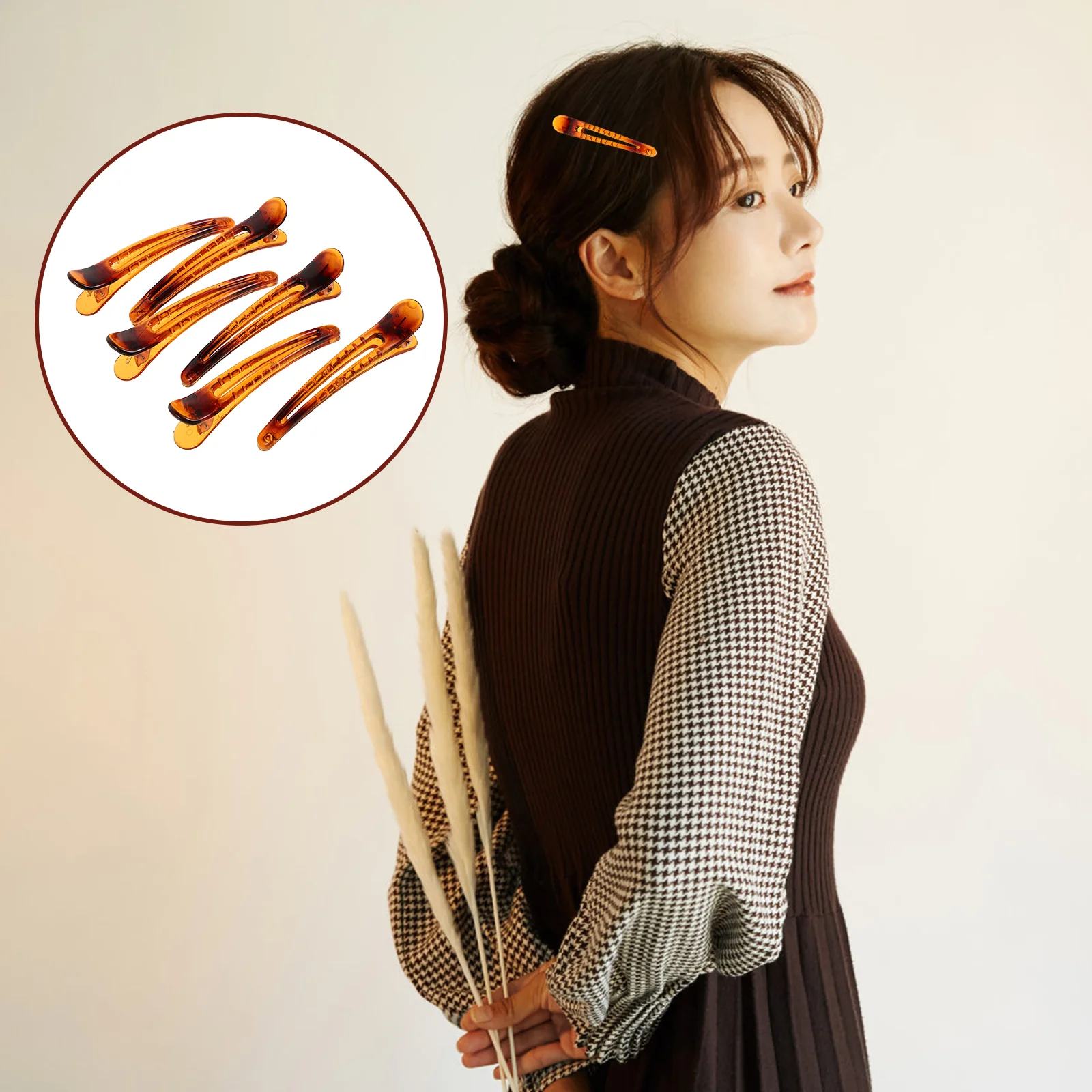 12 Pcs Duckbilled Hairpins High Grade Resin Transparent Piano Paint Strong Tension Anti Messy Hairstyle Accessories Women Girls
12 Pcs Duckbilled Hairpins High Grade Resin Transparent Piano Paint Strong Tension Anti Messy Hairstyle Accessories Women Girls