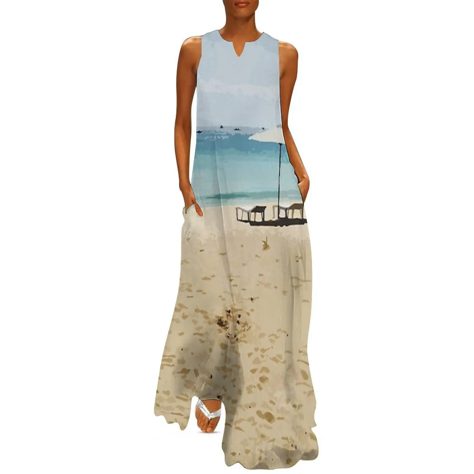 Beautiful and Colorful Beach Resort Sand Ocean Palm Trees Summer Vacation #2 Long Dress beach outfits for women
Beautiful and Colorful Beach Resort Sand Ocean Palm Trees Summer Vacation #2 Long Dress beach outfits for women