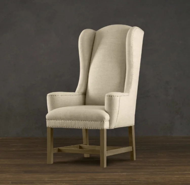Original single furniture rural retro solid wood dining chair Italian modern American simple linen office chair
Original single furniture rural retro solid wood dining chair Italian modern American simple linen office chair