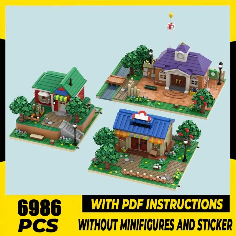 Moc Building Blocks Animal Crossing Moc Collection Model Technology Bricks DIY Assembly Street View Toys Construstion Set Gifts
Moc Building Blocks Animal Crossing Moc Collection Model Technology Bricks DIY Assembly Street View Toys Construstion Set Gifts