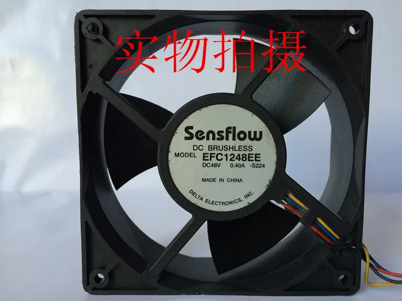 SANYO DENKI EFC1248EE DC 48 В 0,40 А 120x120x38 мм 4-проводной охлаждающий вентилятор для сервера
SANYO DENKI EFC1248EE DC 48 В 0,40 А 120x120x38 мм 4-проводной охлаждающий вентилятор для сервера