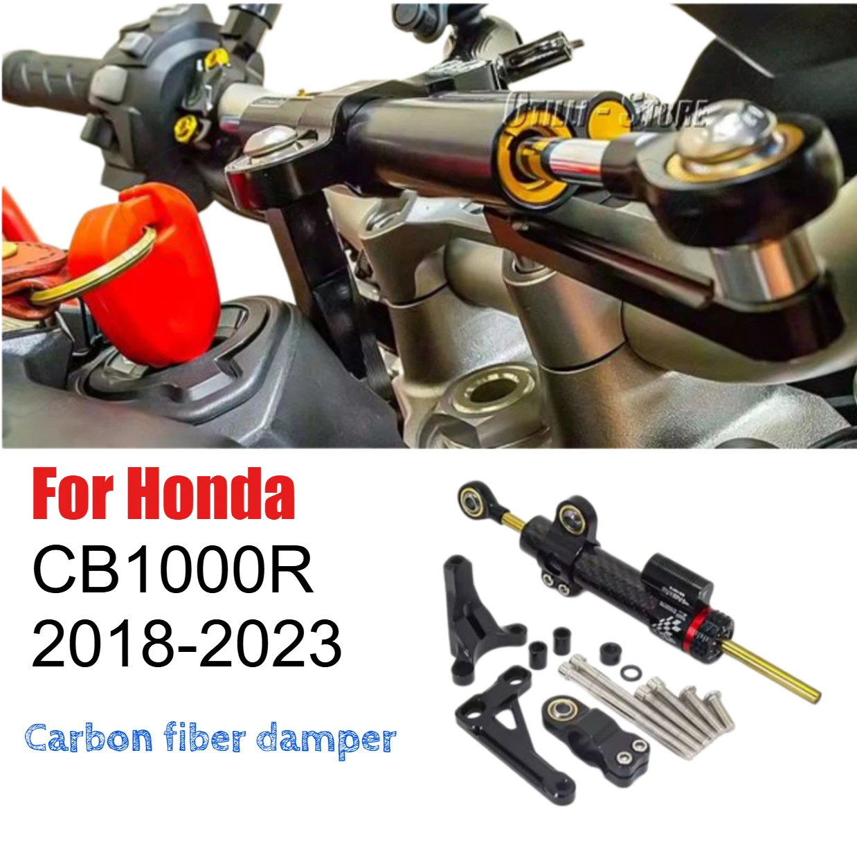 Steering Stabilizer for Honda CB1000R CB 1000R CB1000 R CB 1000 R 2018-2023 Motorcycle Steering Damper Reversed Safety Bracket
Steering Stabilizer for Honda CB1000R CB 1000R CB1000 R CB 1000 R 2018-2023 Motorcycle Steering Damper Reversed Safety Bracket