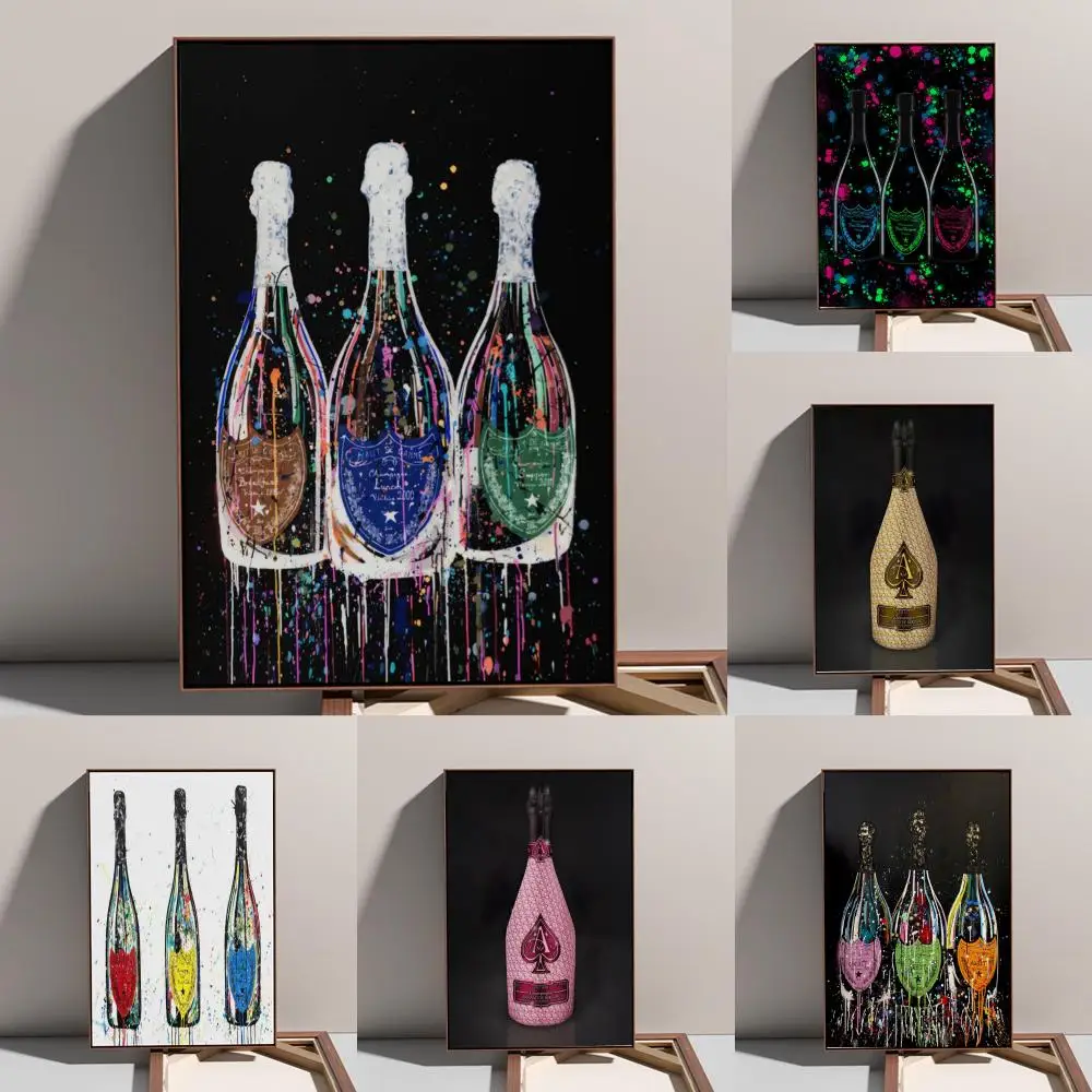 Champagne Bottle Art Canvas Poster Prints Oil Painting Mural Living Room Home Decoration Party Evening Cover
Champagne Bottle Art Canvas Poster Prints Oil Painting Mural Living Room Home Decoration Party Evening Cover