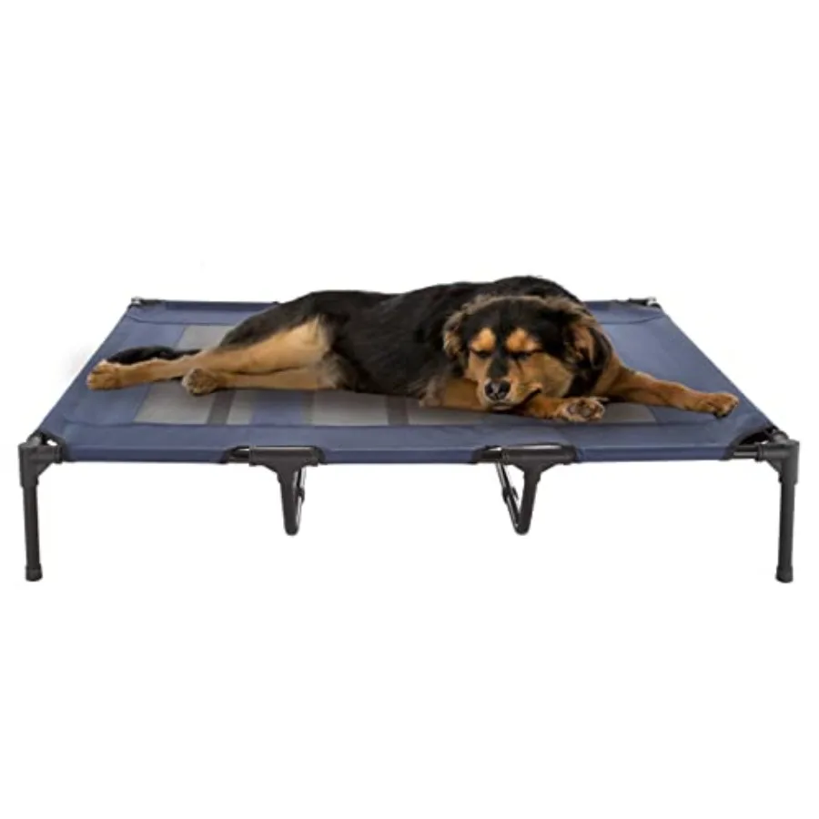 Elevated Dog Bed - 48x35.5-Inch Portable Pet Bed with Non-Slip Feet - Indoor/Outdoor Dog Cot or Puppy Bed for Pets up to 110lbs
Elevated Dog Bed - 48x35.5-Inch Portable Pet Bed with Non-Slip Feet - Indoor/Outdoor Dog Cot or Puppy Bed for Pets up to 110lbs