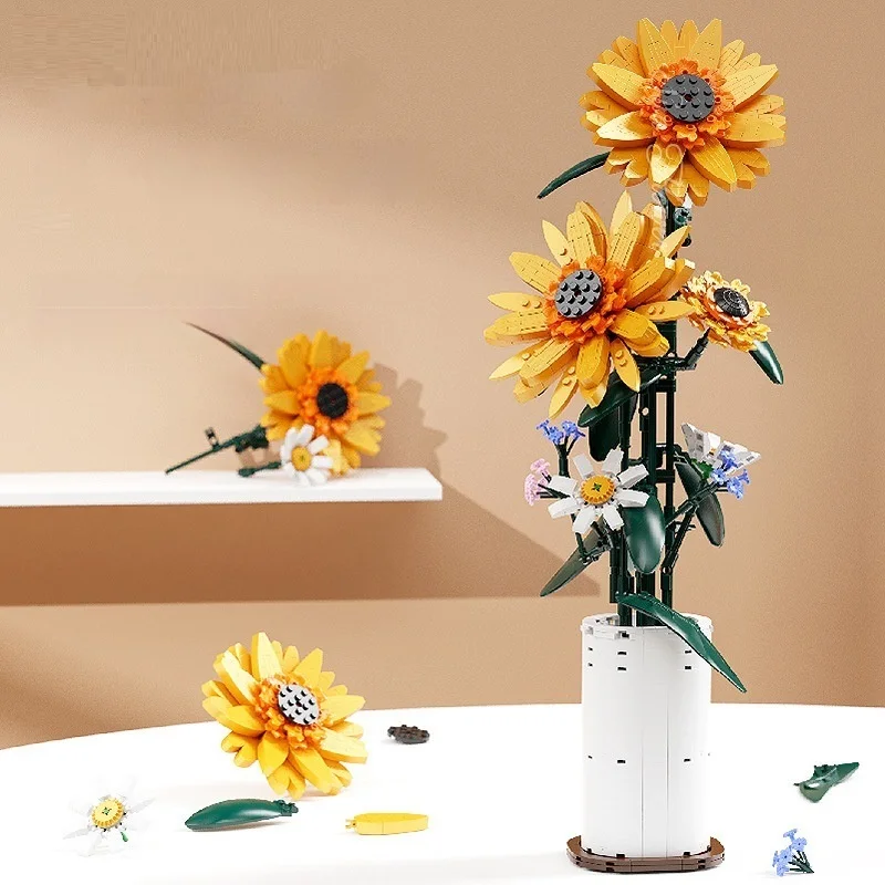 Romantic Flower Bouquet Building Blocks Eternal Flower Creative Home Desk Plant Decoration Assemble Bricks Girl Gifts Kids Toys
Romantic Flower Bouquet Building Blocks Eternal Flower Creative Home Desk Plant Decoration Assemble Bricks Girl Gifts Kids Toys