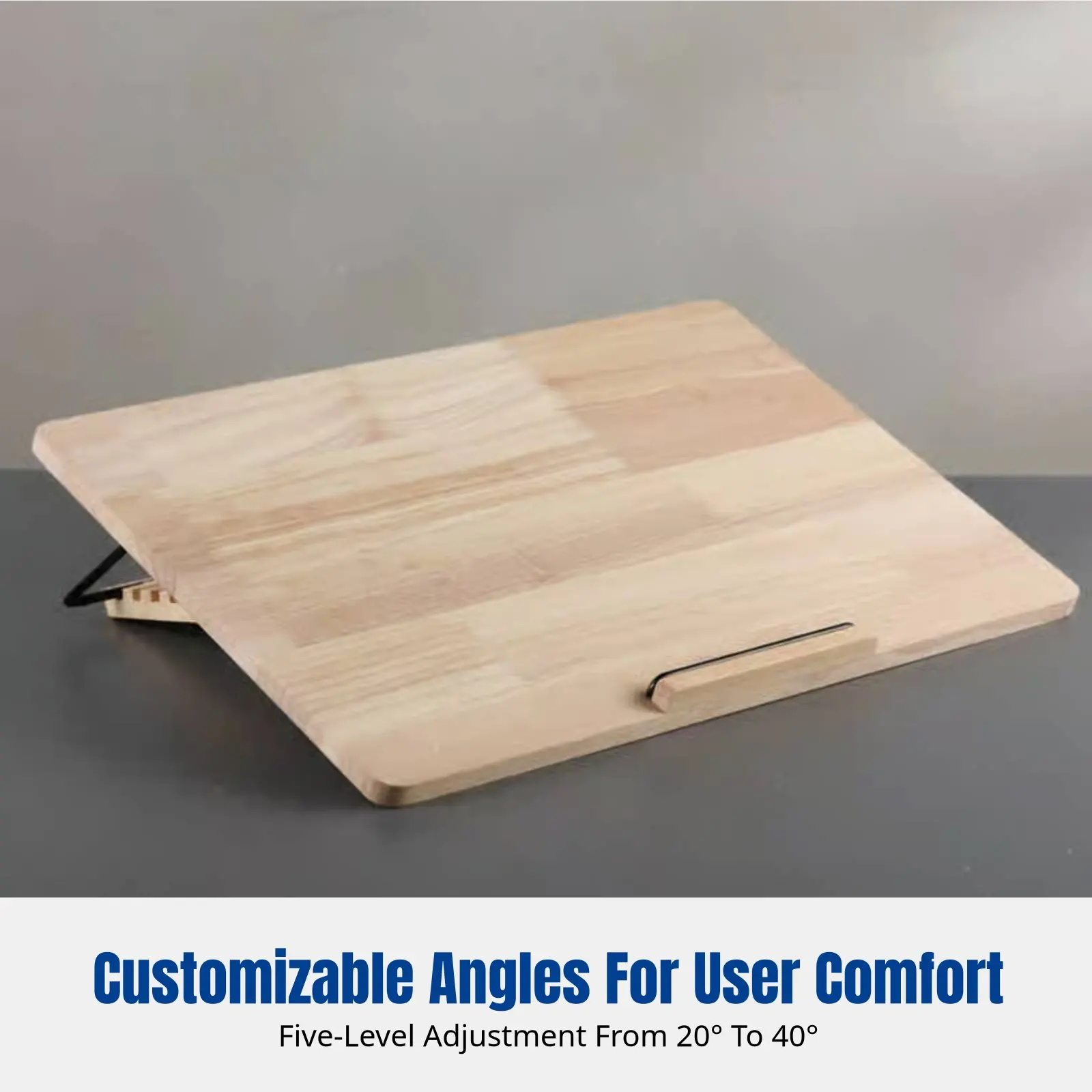 Reading Stand, Adjustable Wooden Book Rack, Ergonomic Writing Board, Posture Support for Students, Adults, Educators
Reading Stand, Adjustable Wooden Book Rack, Ergonomic Writing Board, Posture Support for Students, Adults, Educators