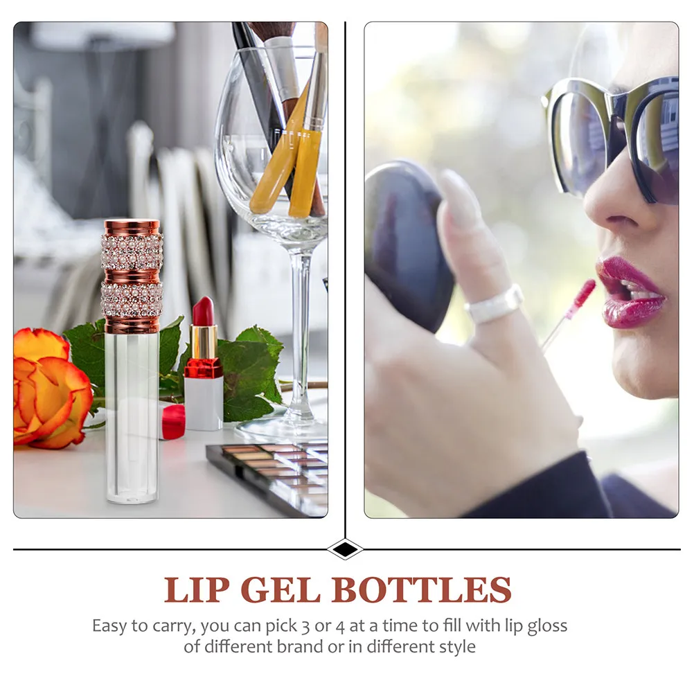 5Pcs Refillable Lip Gloss Container Simple Empty Lipstick Bottles for Travel Daily Use Portable Lip Balm Tube Stylish Design
5Pcs Refillable Lip Gloss Container Simple Empty Lipstick Bottles for Travel Daily Use Portable Lip Balm Tube Stylish Design