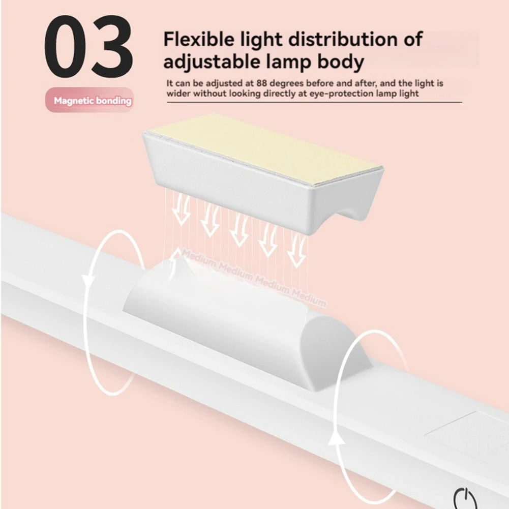 BHTS-LED Desk Lamp USB Rechargeable Lights Stepless Dimming Table Lamp Hanging For Bedroom Table Reading Night Lights
BHTS-LED Desk Lamp USB Rechargeable Lights Stepless Dimming Table Lamp Hanging For Bedroom Table Reading Night Lights