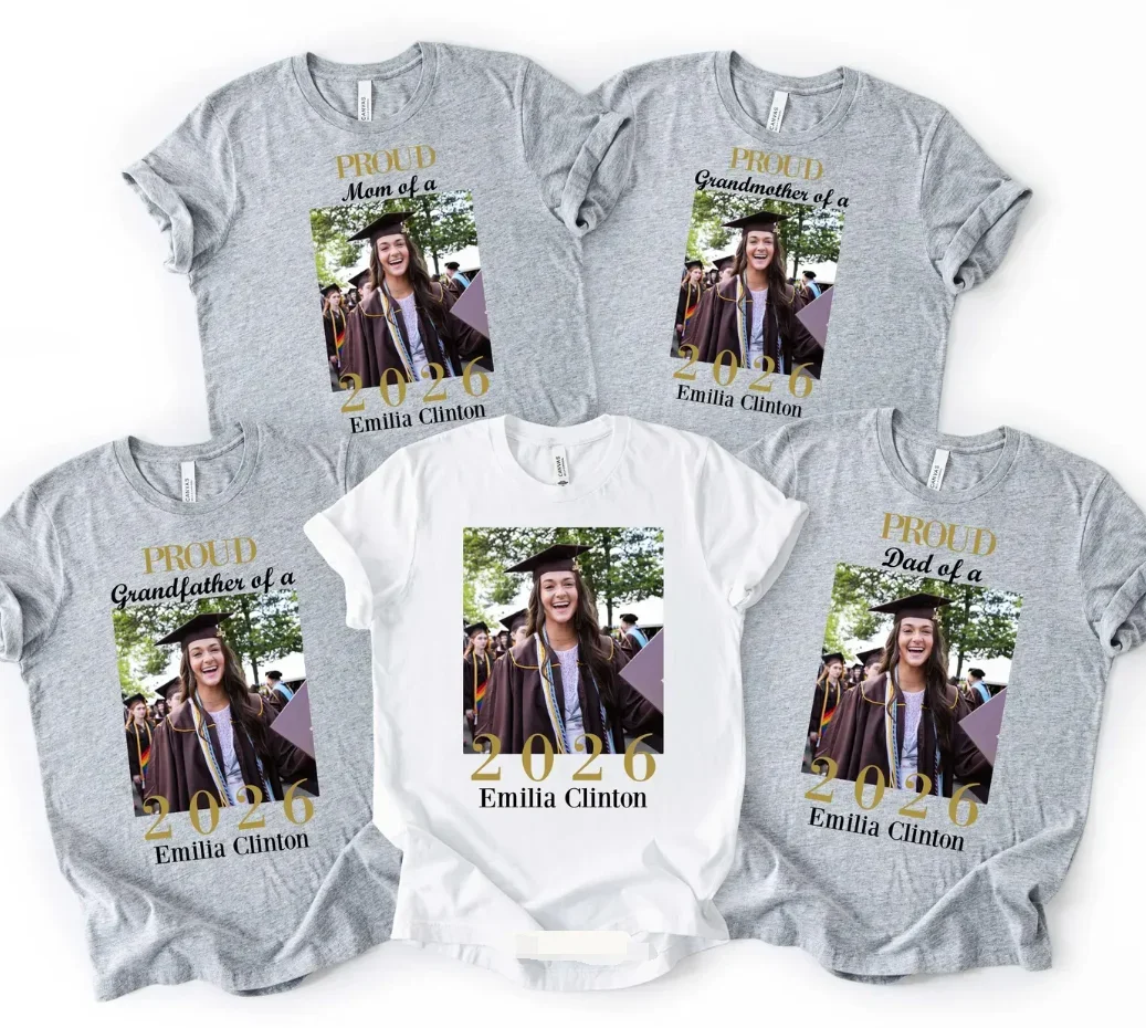 Custom 2026 Senior Graduation Shirt Class of 2026 Student School Shirt Team Spirit Name Face Photos Design T Celebration Party
Custom 2026 Senior Graduation Shirt Class of 2026 Student School Shirt Team Spirit Name Face Photos Design T Celebration Party