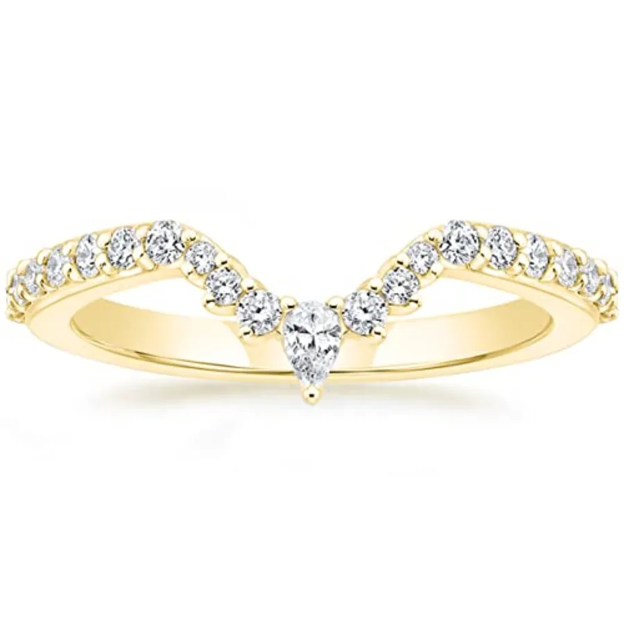 Wedding Bands for Women Pear and Round Shaped Stackable Cubic Zirconia Half Eternity CZ Curved Engagement Rings for Her Size 3
Wedding Bands for Women Pear and Round Shaped Stackable Cubic Zirconia Half Eternity CZ Curved Engagement Rings for Her Size 3