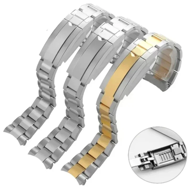 Watch Bracelet For Rolex SUBMARINER DAYTONA SUP GMT Men Fine-Tuning Pull Clasp Luxury Strap Stainless Steel Watchbands 20mm 21mm
Watch Bracelet For Rolex SUBMARINER DAYTONA SUP GMT Men Fine-Tuning Pull Clasp Luxury Strap Stainless Steel Watchbands 20mm 21mm