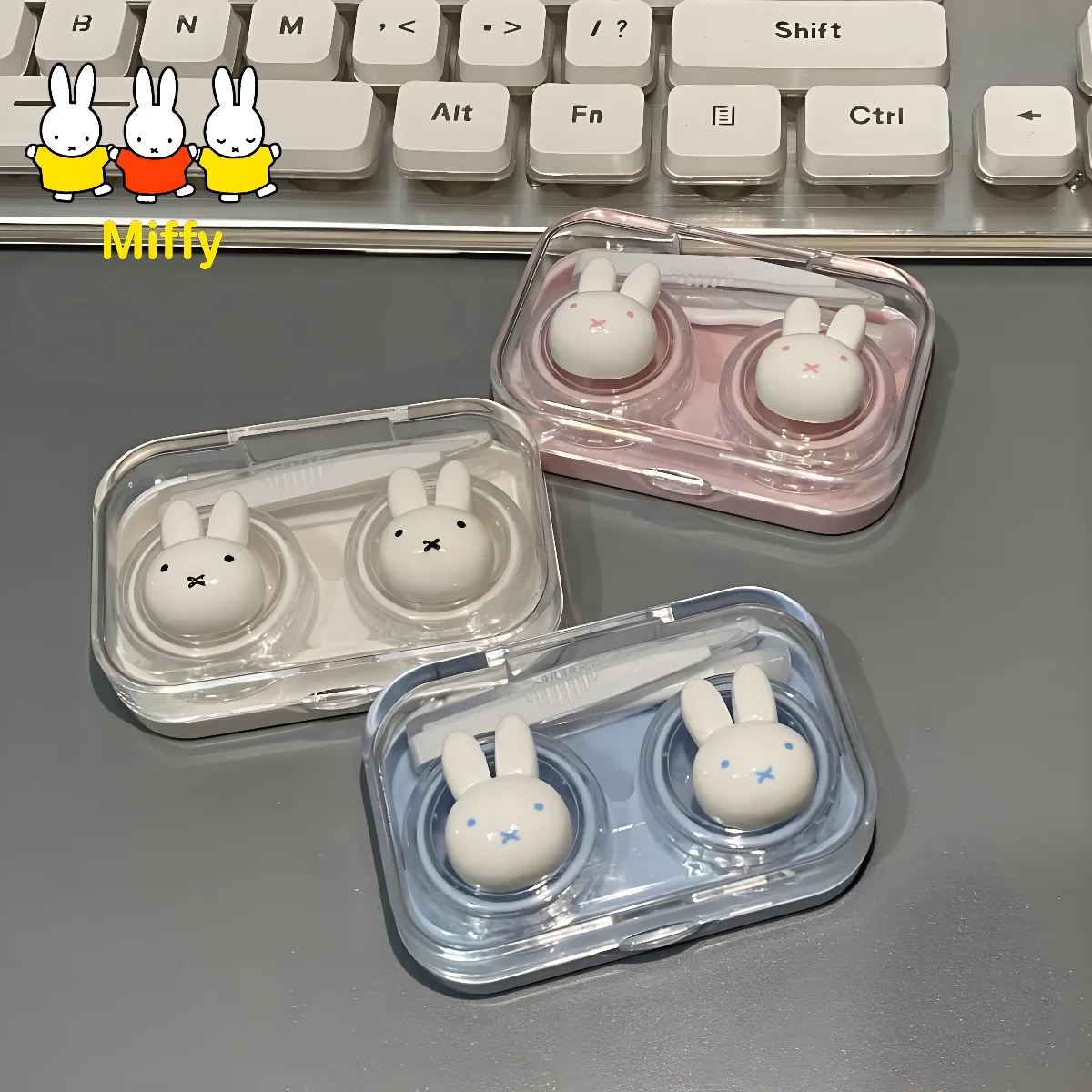 Kawaii Miffy Rabbit Contact Lens Box Cute Cartoon A Compact and Portable Companion Box Is A Perfect Gift for Girls
Kawaii Miffy Rabbit Contact Lens Box Cute Cartoon A Compact and Portable Companion Box Is A Perfect Gift for Girls
