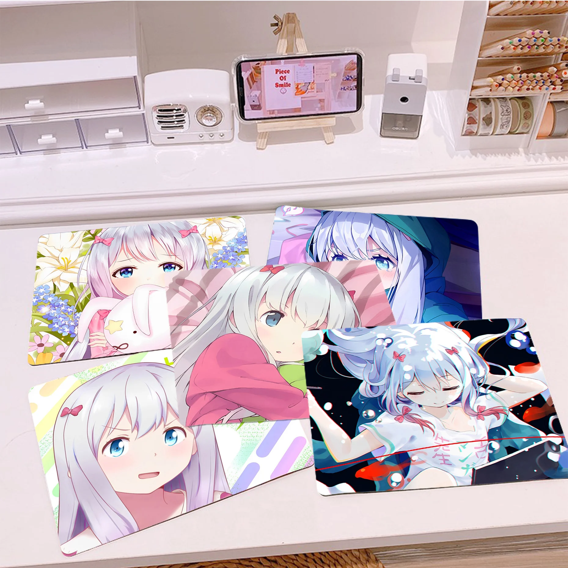 Anime Izumi Sagiri Mousepad Anti-Slip Gaming Mouse Pad Gamer Desk Mat Keyboard Pad Decoration Mause Pad Office Desk Accessories
Anime Izumi Sagiri Mousepad Anti-Slip Gaming Mouse Pad Gamer Desk Mat Keyboard Pad Decoration Mause Pad Office Desk Accessories