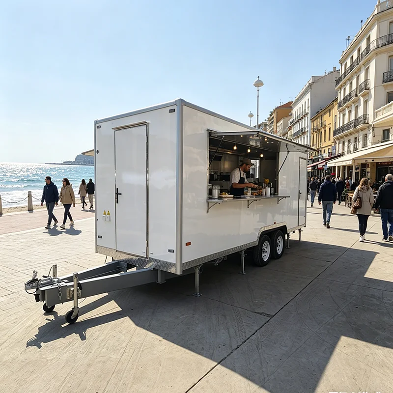 Customized Mobile Smoothie Food Cart Trailer Concession Truck For Fruit Drink Street Vending Mall Park Events Business
Customized Mobile Smoothie Food Cart Trailer Concession Truck For Fruit Drink Street Vending Mall Park Events Business