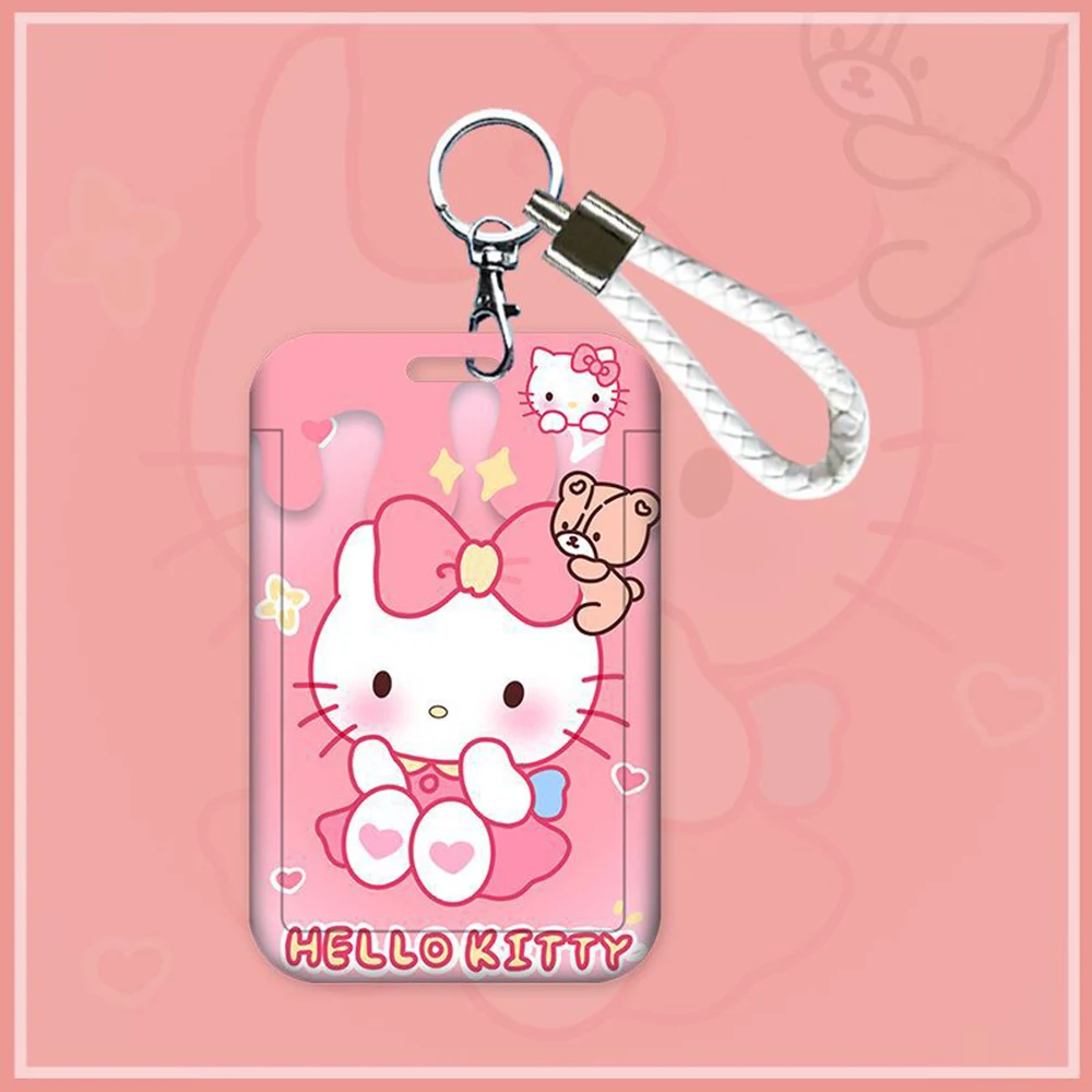 Kawaii Sanrio Hello Kitty Cartoon Card Case Cute Kt Cat Subway Bus Card Campus ID Protection Card Holder with Lanyard Girls Gift
Kawaii Sanrio Hello Kitty Cartoon Card Case Cute Kt Cat Subway Bus Card Campus ID Protection Card Holder with Lanyard Girls Gift