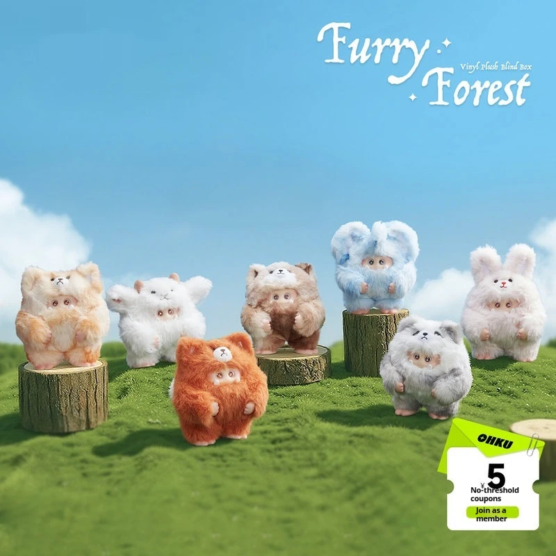 OHKU Furry Forest Series Vinyl Plush Mystery Blind Box Keychain Ornament Stuffed Figure New Year Gift For Kids And Collectors
OHKU Furry Forest Series Vinyl Plush Mystery Blind Box Keychain Ornament Stuffed Figure New Year Gift For Kids And Collectors