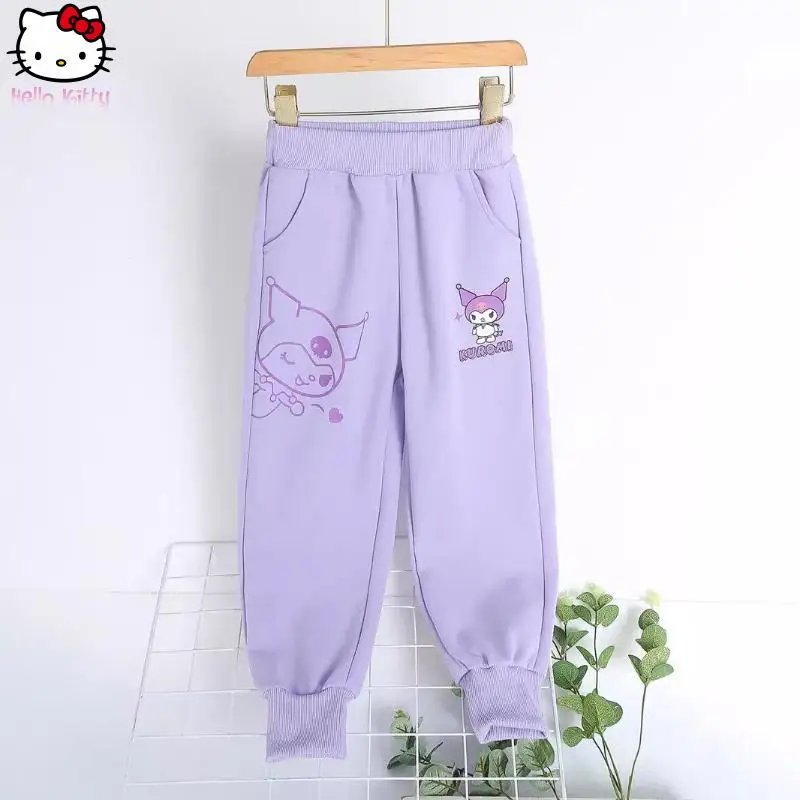 Спортивные штаны Kuromi Kawaii для девочек с героями мультфильмов, аниме с принтом и карманами Sanrio, весенне-осенние корейские повседневные брюки, новый стиль, милые
Спортивные штаны Kuromi Kawaii для девочек с героями мультфильмов, аниме с принтом и карманами Sanrio, весенне-осенние корейские повседневные брюки, новый стиль, милые