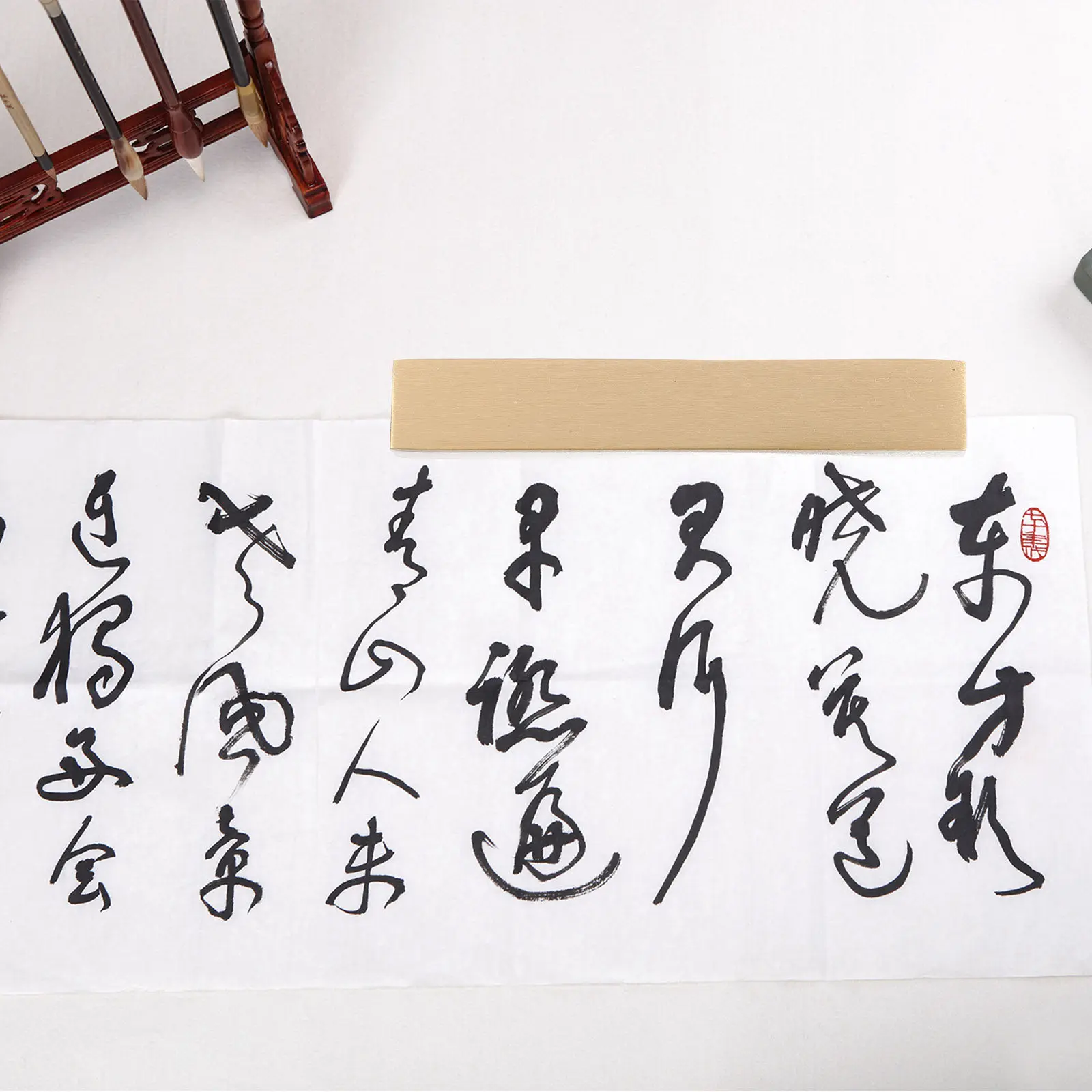 Brass Paperweight Rectangular Solid Heavy Duty Desktop Decoration for Office Study Room Chinese Calligraphy Practice Writing
Brass Paperweight Rectangular Solid Heavy Duty Desktop Decoration for Office Study Room Chinese Calligraphy Practice Writing