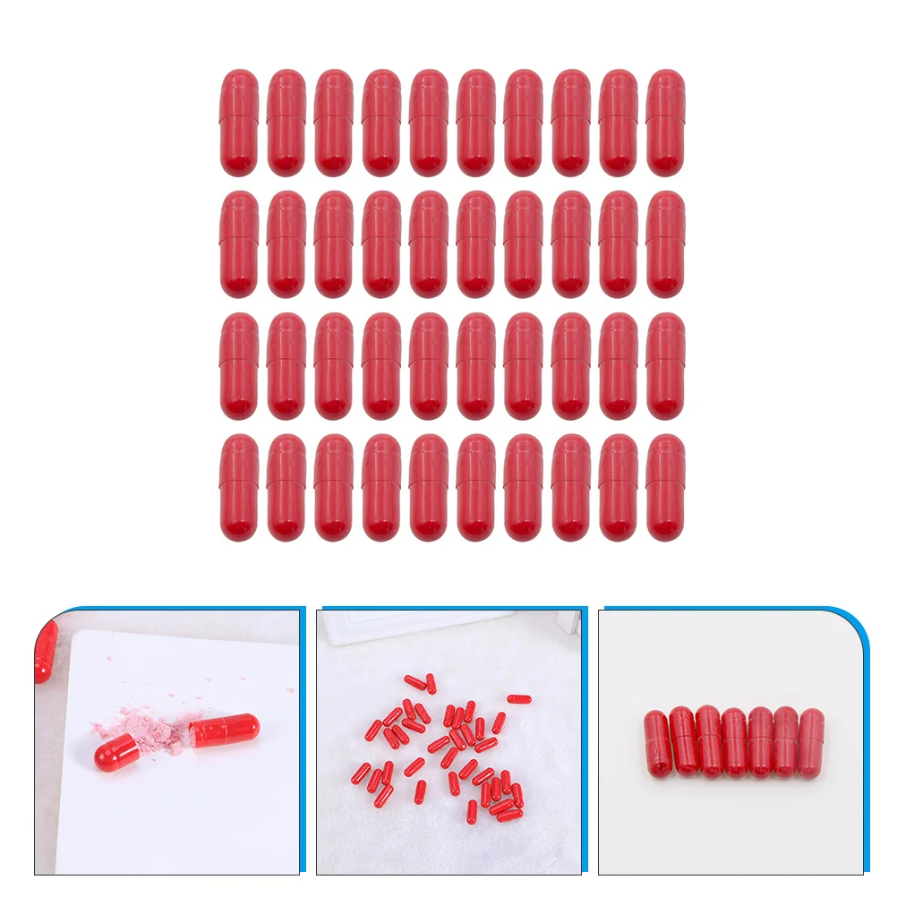 40pcs Fake Capsules Edible Blood Capsules Mouth Mouth Halloween Party Props Decorations Stage Accessories Safe Washable 
40pcs Fake Capsules Edible Blood Capsules Mouth Mouth Halloween Party Props Decorations Stage Accessories Safe Washable